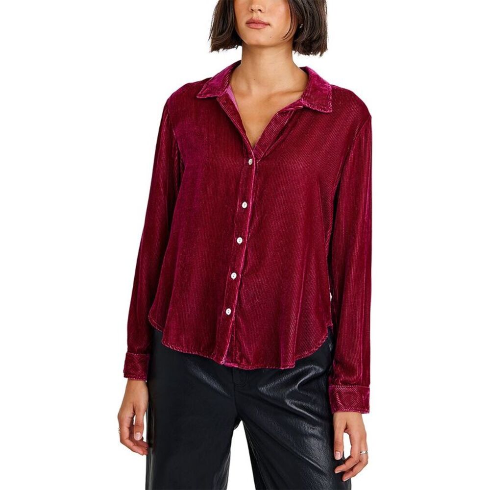 Bella Dahl Womens Silk-Blend Shirt